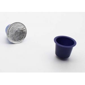 Little Plastic PP Tea / Coffee Pod Capsules With Foil Lid Food Standard