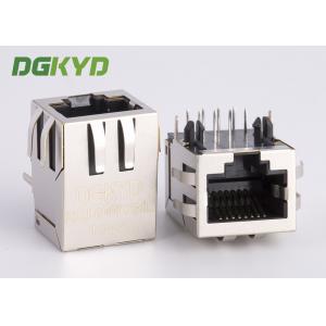 China Standard cat 5 RJ45 ethernet connector with magnetic transformer customized supplier