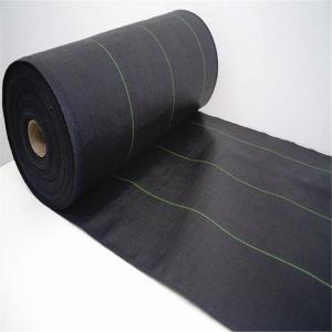 China OEM Black Woven Polypropylene Ground Cover Length Customized Anti Corruption supplier