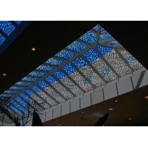 China Flat Insulated Sunroom Ceiling Laminated LED Glass Panel 100ms 8.7mm supplier