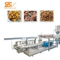 China Automatic Pet Food Extruder Production Line Dog Food Machine Siemens Motor on sale