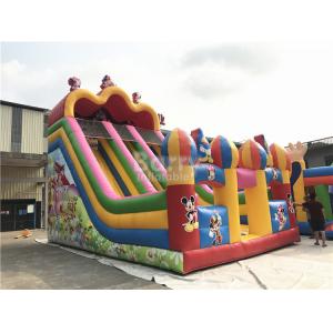 China Customized Mickey Mouse Inflatable Jumping Castle Slide For Backyard supplier