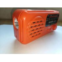 China USB Jack Portable Hand Crank Radio 0.4KG Solar Crank Charge Radio Speaker on sale