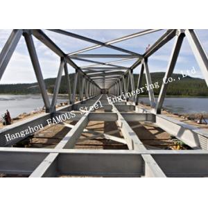 China Prefabricated Q355 Steel Modular Galvanized Steel Bailey Bridge For Traffic Construction supplier