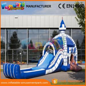 China Large Combo Jumping Castle Inflatable Bouncer Slide Double Stitching PVC Material supplier