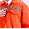 China Breathable Flame Retardant Insulated Coveralls Anti - Wrinkle With Reflective Tape wholesale