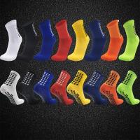 China Crew Length Soccer Grip Socks Adult Customized Black Grip Socks Soccer on sale
