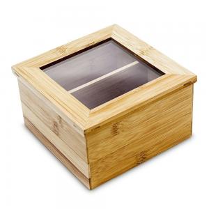 China customized bamboo wooden tea chest boxes tea storage container wholesale