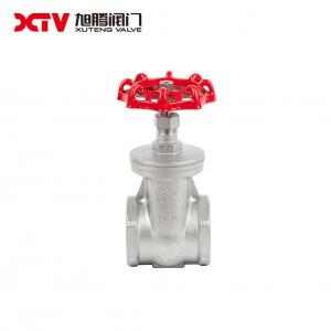 China US Cast Stainless Steel Screwed End Gate Valve 200psi Precision Casting BSPT/Bsp/NPT supplier