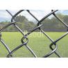 China Hot Dip Galvanized Chain Link Mesh Fence Firm Structure For Residential Fencing wholesale