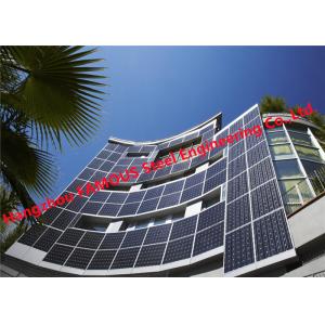 Solar BIPV Fireproof Glass Facade Curtain Wall Building Integrated Photovoltaic 5mm 9A 5mm