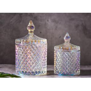 China Super Glass Gift Jar For Wedding / Clear Glass Candy Jar With Lids , Long Life supplier