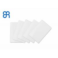 China High Recognition Rate White RFID Tag Card , Passive UHF Tags For Vehicle Management on sale