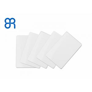 High Recognition Rate White RFID Tag Card , Passive UHF Tags For Vehicle Management