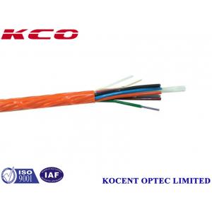 12 Core Optical Fiber Cable Single Mode PE Material For Indoor / Outdoor