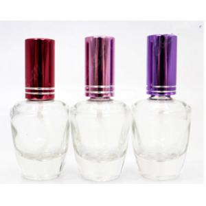 Clear Refillable Glass Perfume Bottle 30ml Capacity With Aluminum Sprayer