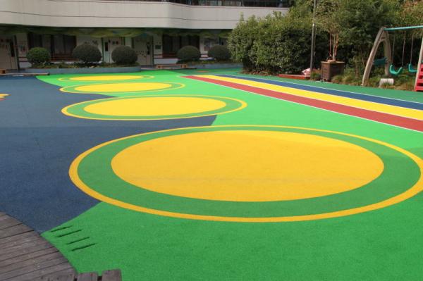 Office Buildings Outdoor Playground Surface Material Anti Slip