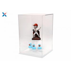 Customized Clear Acrylic Display Boxes , Acrylic Display Cube For Dustproof Protection Toy