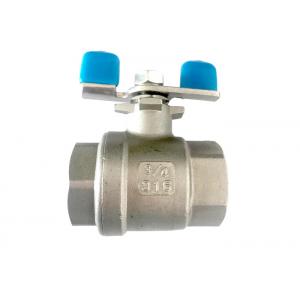 China Butterfly Handled 304 Stainless Steel Ball Valve CE Certificate supplier