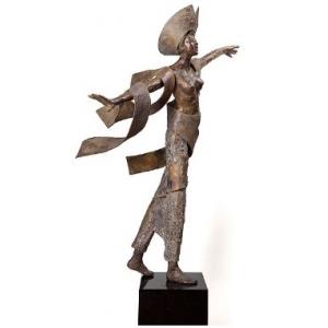 Bronze Indoor Metal Sculptures Office Steel Artworks Artists Sculpture