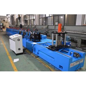China Galvanized Steel S235JR Rack Roll Forming Machine Chain Driven Multi Language supplier