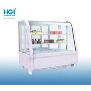 Counter Top Front Curved Glass Bread Bakery Cake Display Showcase 100L