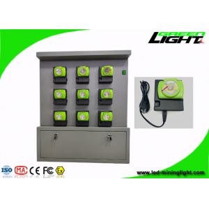 China Double Side Charger Racks Cordless Mining Cap Lights 18 Units 5V 2A GLC-6 Series supplier