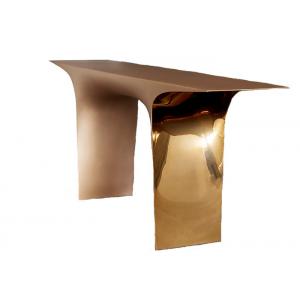 Home Decor Modern Stainless Steel Gold Coffee Table Sculpture