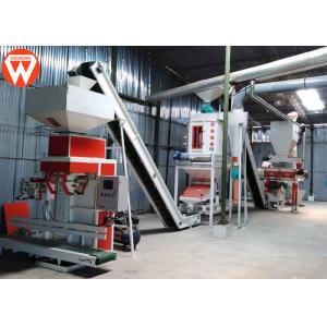 China Farm Animal Feed Processing Plant , 2-12mm Poultry Feed Manufacturing Equipment supplier
