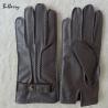 China Genuine Wool Lined Mens Soft Leather Gloves Deer Skin Mens Leather Gloves wholesale