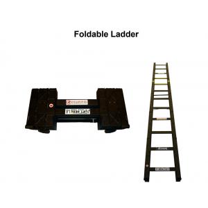 Cast Aluminum Alloy 6 Ft Portable Tactical Ladder Foldable Unfolding Time 5 Seconds