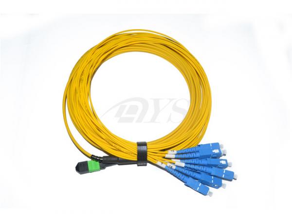 Fita 8, 12, 24 fibras para o LAN, cabo de remendo de fibra ótica MACILENTO com