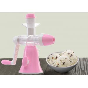 China 2 In 1 Function Hand Ice Cream Maker And Pure Juice Maker Low Working Voice supplier