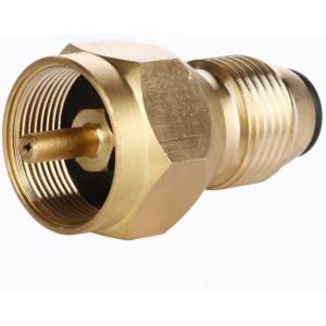 China Female Connection Brass Propane Tank Gas Refill Adapter supplier