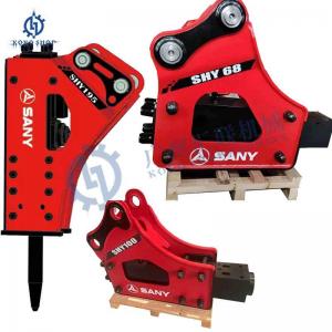 China Original SANY SHY45 SHY53 SHY68 SHY75 SHY100 Hydraulic Breaker Jack Hammer For 1-16 Tons SANY Excavator Attachments supplier