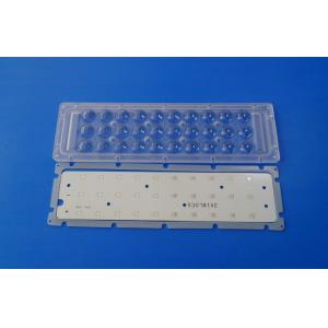 China 120 degree 3x10 3535 LED PCB board and array lens and Heat sink  for led outside lights supplier