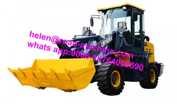 Mini Small 2200mm Wheelbase 1.6ton 0.9m3 LW160KV Compact Wheel Loader With Snow