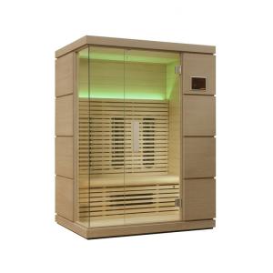 China Pièce en céramique de sauna de maison d'infrarouge lointain d'appareil de chauffage avec la porte de verre trempé supplier