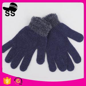 China Yiwu Wholesale Online Shopping Winter Special Colorful Fleece Violet Ladies Gloves supplier