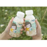 China 400ml 14oz Soy Milk Tea Bottles Heat Resistant Square Plastic Juice Bottle Juicy on sale