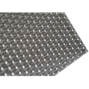 Cable Rod Woven Decorative Wire Mesh , Stainless Steel Architectural Mesh Panels