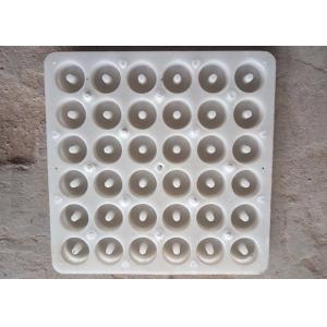 White Plastic Concrete Spacer Molds 25 * 25 * 6cm For Construction Abrasion Resistance