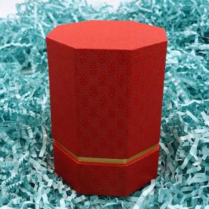 Caja de papel de empaquetado exquisita de empaquetado de grabación en relieve de la caja del perfume del regalo del rectángulo