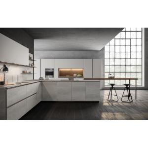 Melamine Customized Kitchen Cabinet Modern Kitchen Cabinet Stainless Steel Sink