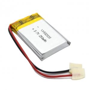 China 3.7V 250mah Lipo 502030 Rechargeable Lithium Ion Polymer Battery Pack 3.7 V supplier