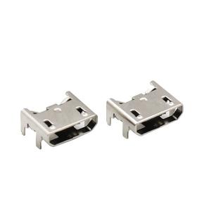 China UL94V-0 Micro USB Connectors 5 Pin Female Socket Legs Inserting Seat Jack Plate supplier