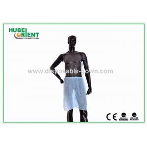 Blue Dust-Proof Disposable PP Short Pants For Sauna or Hospital use