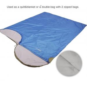 Spring Envelope Adults Ultralight Sleeping Bag Camping  With Hood