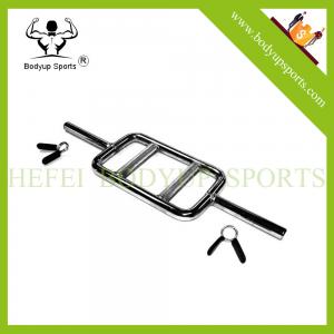 China 34'' Chromed Regular Weight lifting Barbell Tricep Bar supplier