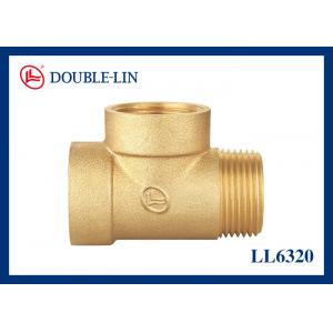 China Female X Female X Male 1 Tee Brass Threaded Fittings supplier